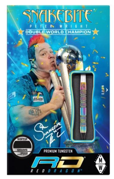Red Dragon Peter Wright Diamond Fusion Spectron SE Softdarts Verpackung